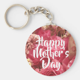 ハッピーマザーズデイハートバラ キーホルダー