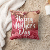 ハッピーマザーズデイハートバラ クッション (ブランケット)