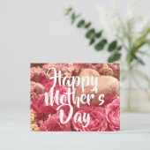 ハッピーマザーズデイハートバラ ポストカード (スタンド正面)