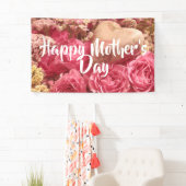 ハッピーマザーズデイハートバラ 横断幕 (インサイチュ)
