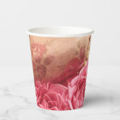 ハッピーマザーズデイハートバラ 紙コップ (裏面)