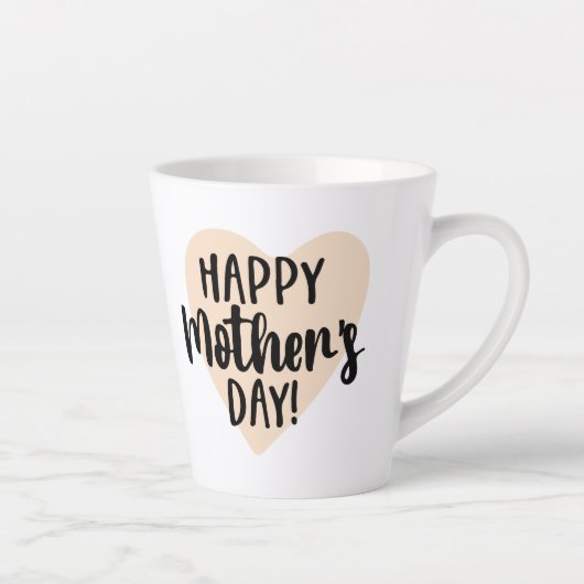 ハッピーマザーズデイハートラテマグ カフェラテマグ (右)