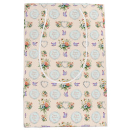 ハッピーマザーズデイバニラクリーム ミディアムペーパーバッグ