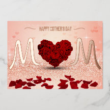 ハッピーマザーズデイバラハートブーケ