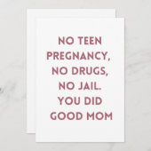 ハッピーマザーズデイパニーカード シーズンカード (正面/裏面)