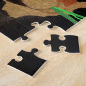 ハッピーマザーズデイパピーフラワーブーケ ジグソーパズル (側面)