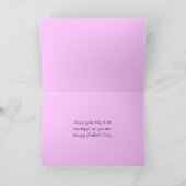 ハッピーマザーズデイピンクカトレヤオーキッド カード (内部)