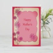 ハッピーマザーズデイピンクトリムダンデヨンシーズフラット カード (スタンド正面)