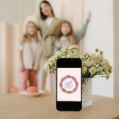 ハッピーマザーズデイピンクフローラリース シーズンカード