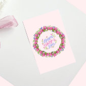 ハッピーマザーズデイピンクフローラリース シーズンカード