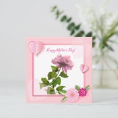 ハッピーマザーズデイピンクローズウォーターカラーフローラ シーズンカード (スタンド正面)