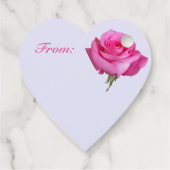 ハッピーマザーズデイピンクローズギフトラベル フェイバータグ (裏面)