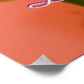 ハッピーマザーズデイピンクローズ ポスター (角)