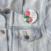 ハッピーマザーズデイピンクローズ 缶バッジ (インサイチュ)