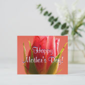 ハッピーマザーズデイピンクローズI ポストカード (スタンド正面)