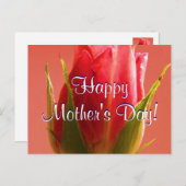 ハッピーマザーズデイピンクローズI ポストカード (正面/裏面)