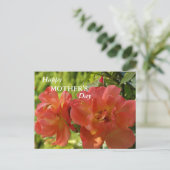 ハッピーマザーズデイピンクローゼポストカード ポストカード (スタンド正面)