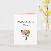 ハッピーマザーズデイピンク&イエローローズ カード (黄色い花)