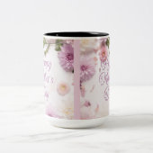 ハッピーマザーズデイピンク ツートーンマグカップ (中央)