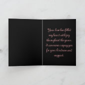 ハッピーマザーズデイピンク&ブラックフローラ カード (内部)