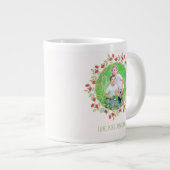 ハッピーマザーズデイフォトウォーターカラーバラフローラ ジャンボコーヒーマグカップ (正面右)