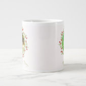 ハッピーマザーズデイフォトウォーターカラーバラフローラ ジャンボコーヒーマグカップ (正面)