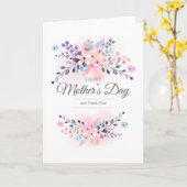 ハッピーマザーズデイフラワーズフォトカード カード (黄色い花)