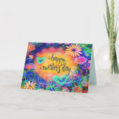 ハッピーマザーズデイフローラかわいらしインスピレーション カード (正面)