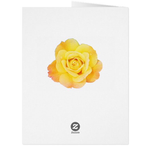 ハッピーマザーズデイフローライエローローズカスタム文字 (裏面)