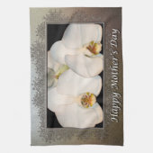 ハッピーマザーズデイフローラオーキッド キッチンタオル (縦)