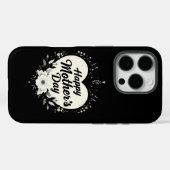 ハッピーマザーズデイフローラハート電話ケース Case-Mate iPhoneケース (裏面 (横))