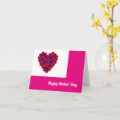 ハッピーマザーズデイフローラハート カード (黄色い花)