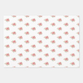 ハッピーマザーズデイフローラピンクラッピング紙 ラッピングペーパーシート (正面2)