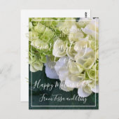 ハッピーマザーズデイフローララブバイブル聖句カスタム ポストカード (正面/裏面)