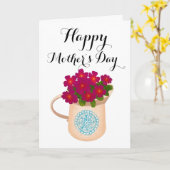 ハッピーマザーズデイフローラ散水缶 カード (黄色い花)