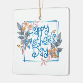 ハッピーマザーズデイフローラ枠 |オーナメント セラミックオーナメント (左)