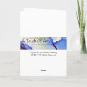 ハッピーマザーズデイフローラ水彩カード カード (裏面)