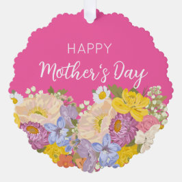 ハッピーマザーズデイフローラ開花 オーナメントカード