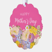 ハッピーマザーズデイフローラ開花 オーナメントカード (左)