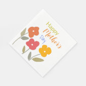 ハッピーマザーズデイフローラ開花 スタンダードランチョンナプキン (角)