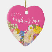 ハッピーマザーズデイフローラ開花 セラミックオーナメント (右)