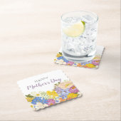 ハッピーマザーズデイフローラ開花 ペーパーコースター (インサイチュ)