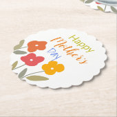 ハッピーマザーズデイフローラ開花   ペーパーコースター (アングル)