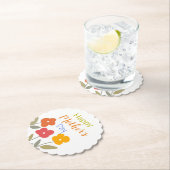 ハッピーマザーズデイフローラ開花   ペーパーコースター (インサイチュ)