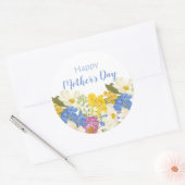 ハッピーマザーズデイフローラ開花 ラウンドシール (封筒)