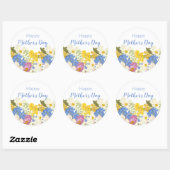 ハッピーマザーズデイフローラ開花 ラウンドシール (シート)