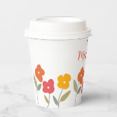 ハッピーマザーズデイフローラ開花 紙コップ (正面)