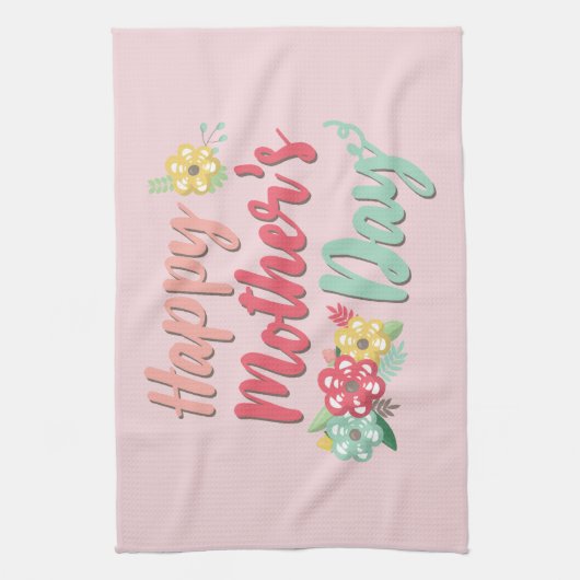 ハッピーマザーズデイフローラ キッチンタオル (縦)