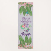 ハッピーマザーズデイフローラ&バード ヨガマット (正面)