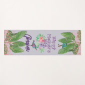 ハッピーマザーズデイフローラ&バード ヨガマット (正面(横))